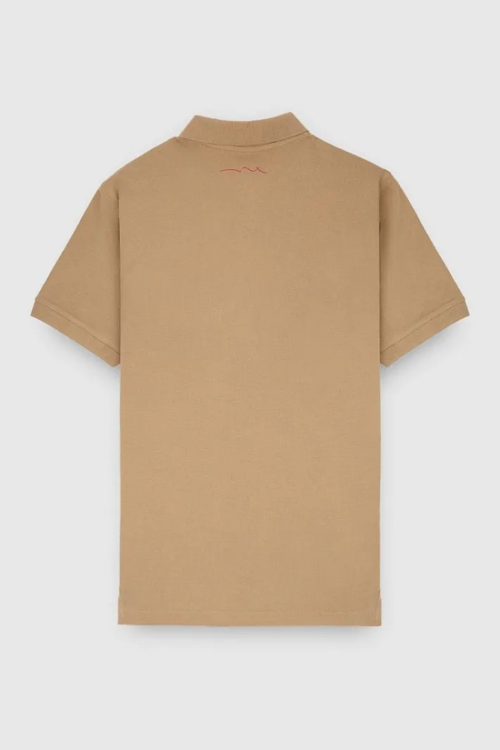 Teddy Smith Polo P-ALBAN MC MOKA BEIGE MOKABEIGE Best Sale