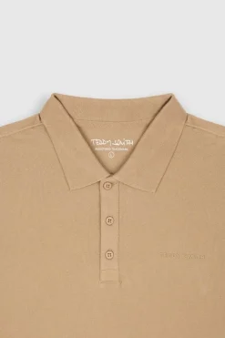 Teddy Smith Polo P-ALBAN MC MOKA BEIGE MOKABEIGE Best Sale