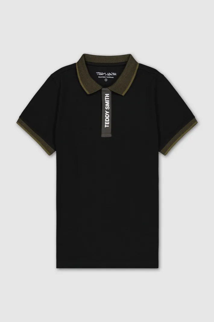 Teddy Smith Polo P-ASIAN MC JR CHARBON New