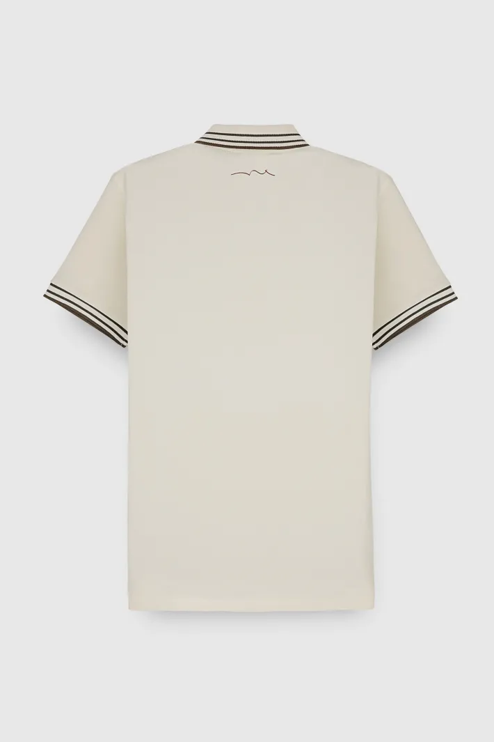 Teddy Smith Polo PASIAN MC MIDDLE WHITE/CONTRAST 1 MIDDLEWHITE/CONTRAST1 New