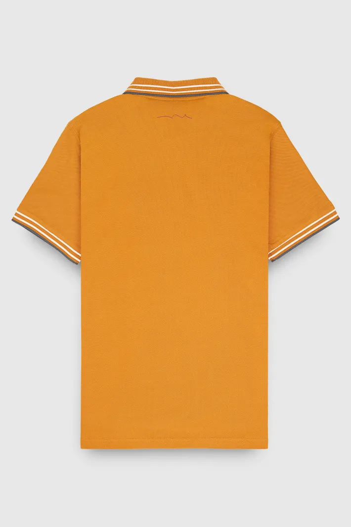 Teddy Smith Polo PASIAN MC ORANGE TOPAZE ORANGETOPAZE New