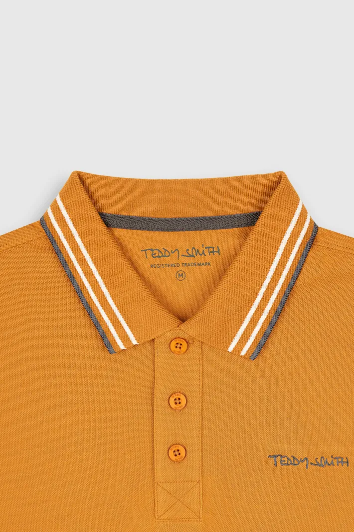 Teddy Smith Polo PASIAN MC ORANGE TOPAZE ORANGETOPAZE New