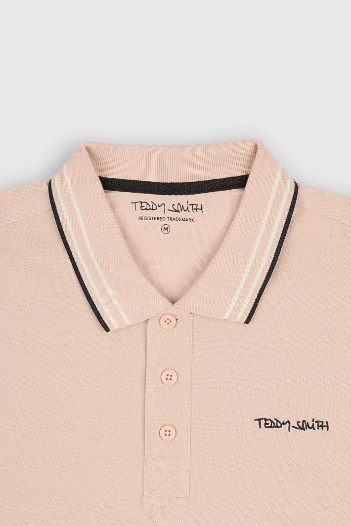 Teddy Smith Polo PASIAN MC ROSE PALE ROSEPALE Cheap