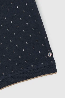 Teddy Smith Polo piqué imprimé manches courtes PASY 2 MC TOTAL NAVY TOTALNAVY Store