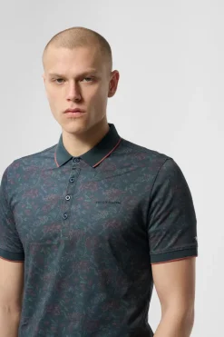 Teddy Smith Polo piqué imprimé manches courtes PASY 2 MC TOTAL NAVY 2 TOTALNAVY Hot