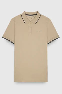 Teddy Smith Polo piqué manches courtes PASIAN 2 MC BEIGE Best