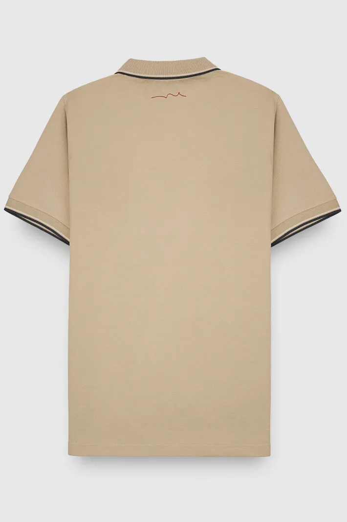 Teddy Smith Polo piqué manches courtes PASIAN 2 MC BEIGE Best