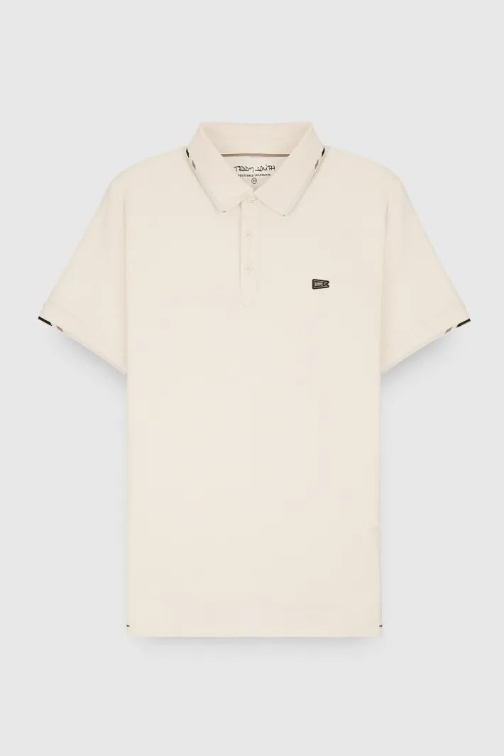 Teddy Smith Polo P-RAYAN MC MIDDLE WHITE MIDDLEWHITE Fashion