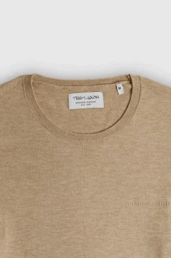 Teddy Smith Pull à col rond P-MARC BEIGE CHINE BEIGECHINE Clearance