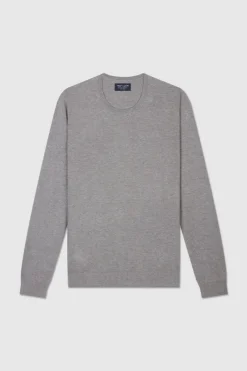 Teddy Smith Pull col rond P-MARC GRIS CHINE MOYEN GRISCHINEMOYEN Shop