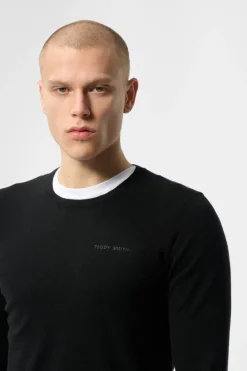 Teddy Smith Pull col rond P-MARC NOIR Cheap