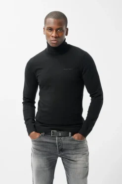 Teddy Smith Pull col roulé P-MARICK NOIR Fashion