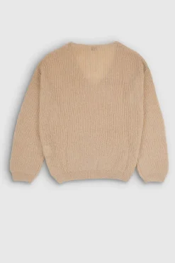 Teddy Smith Pull col V P-MAG BEIGE ARGILE BEIGEARGILE Clearance