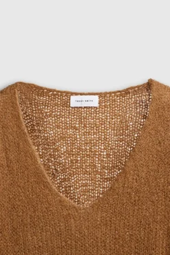 Teddy Smith Pull col V P-MOLLY CARAMEL Outlet