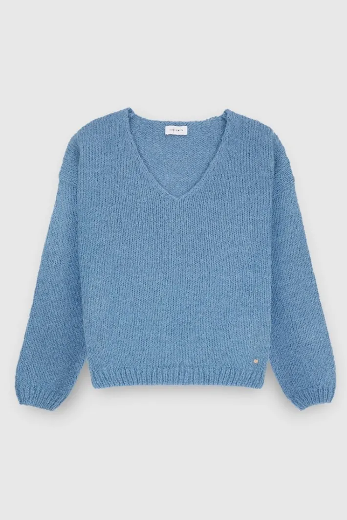 Teddy Smith Pull col V P-MOLLY CORONET BLUE CORONETBLUE Best