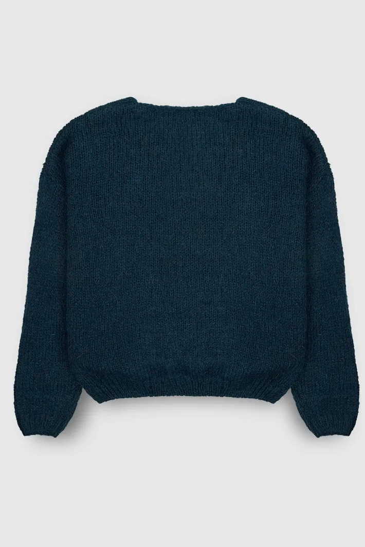 Teddy Smith Pull col V P-MOLLY JR TOTAL NAVY TOTALNAVY Outlet