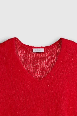 Teddy Smith Pull col V P-MOLLY PUR RED PURRED Online
