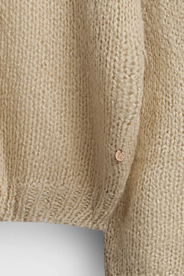Teddy Smith Pull col V P-MOLLY SOFT GREGE CHINE SOFTGREGECHINE Online