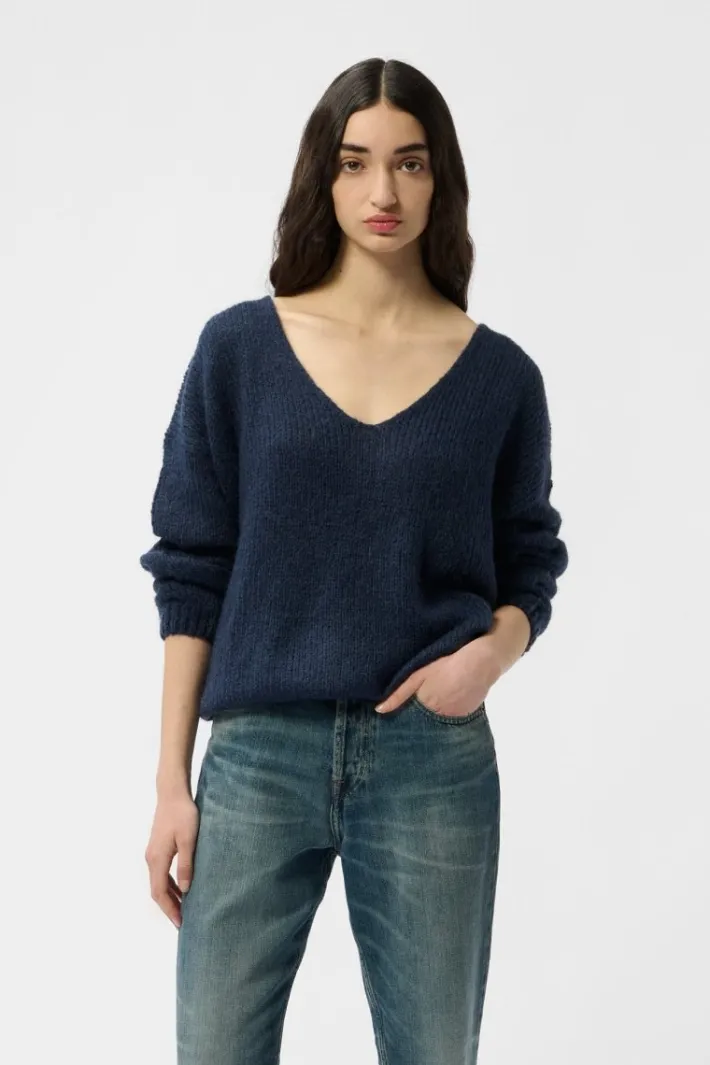 Teddy Smith Pull col V P-MOLLY TOTAL NAVY TOTALNAVY Best