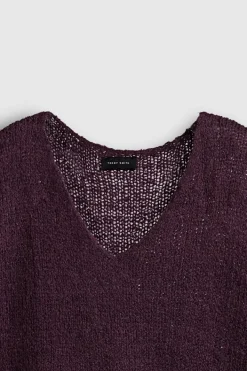 Teddy Smith Pull col V P-MOLLY TRUE PURPLE TRUEPURPLE Discount