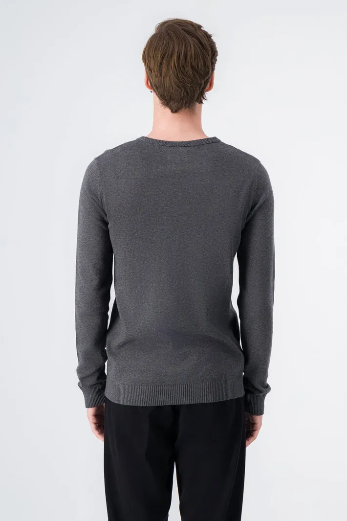 Teddy Smith Pull col V PULSER 2 ANTHRACITE CHINE ANTHRACITECHINE Store
