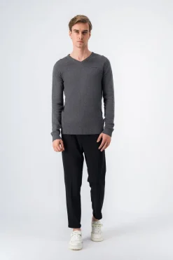 Teddy Smith Pull col V PULSER 2 ANTHRACITE CHINE ANTHRACITECHINE Store