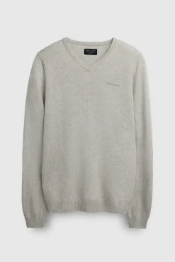 Teddy Smith Pull col V PULSER 2 BLANC IVOIRE CHINE BLANCIVOIRECHINE Sale