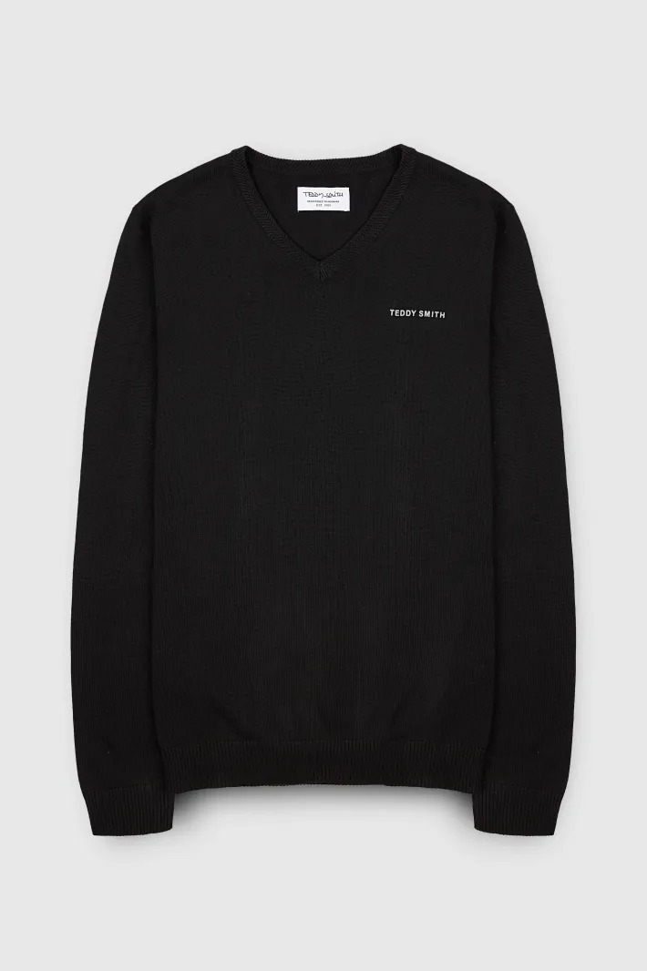 Teddy Smith Pull col V PULSER 3 NOIR Clearance