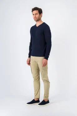 Teddy Smith Pull col V PULSER 2 TOTAL NAVY CHINE TOTALNAVYCHINE Best Sale