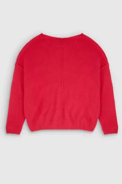 Teddy Smith Pull doux et souple col bateau P-PEPITA JAFFY PINK JAFFYPINK Sale