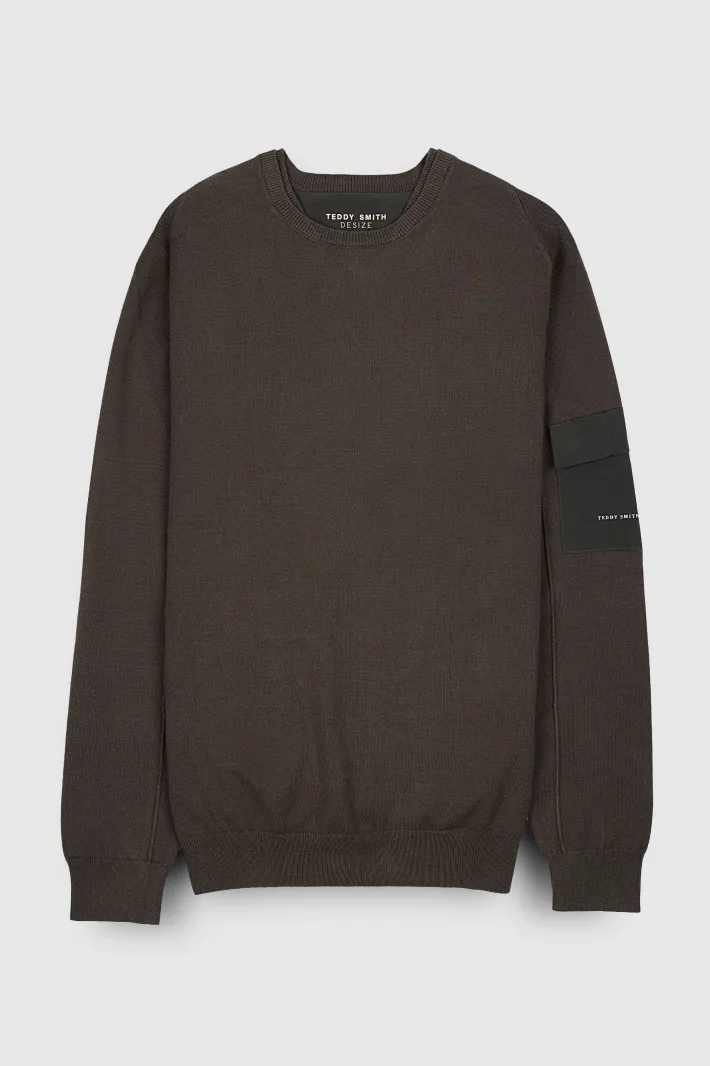 Teddy Smith Pull P-ANDRES RAVEN KAKI RAVENKAKI Fashion