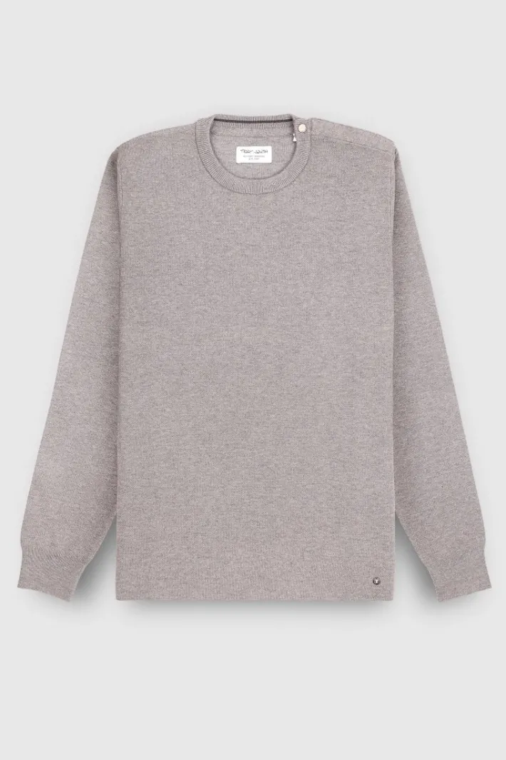 Teddy Smith Pull P-ELIAS GRIS CHINE MOYEN GRISCHINEMOYEN Best