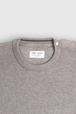 Teddy Smith Pull P-ELIAS GRIS CHINE MOYEN GRISCHINEMOYEN Best