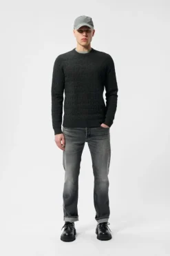 Teddy Smith Pull P-ELMER MELANGE BLACK Hot