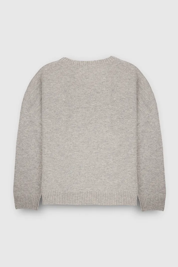 Teddy Smith Pull P-ROSALIA GRIS CHINE GRISCHINE Hot