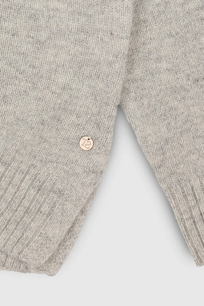 Teddy Smith Pull P-ROSALIA GRIS CHINE GRISCHINE Hot