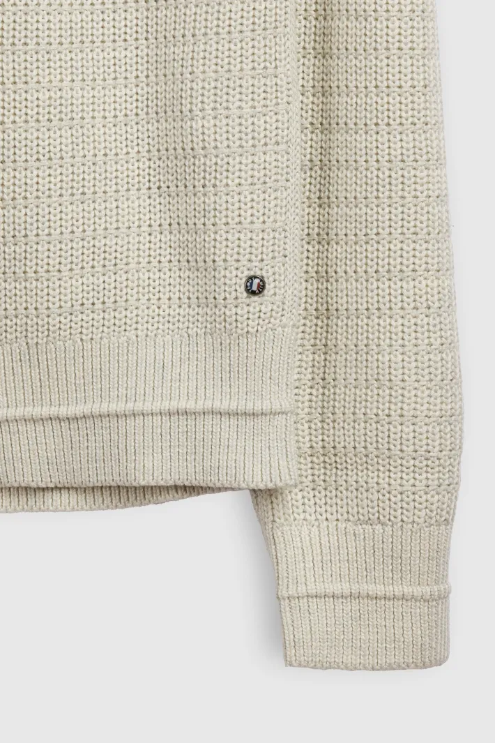Teddy Smith Pull P-SILVAN BLANC IVOIRE CHINE BLANCIVOIRECHINE Sale