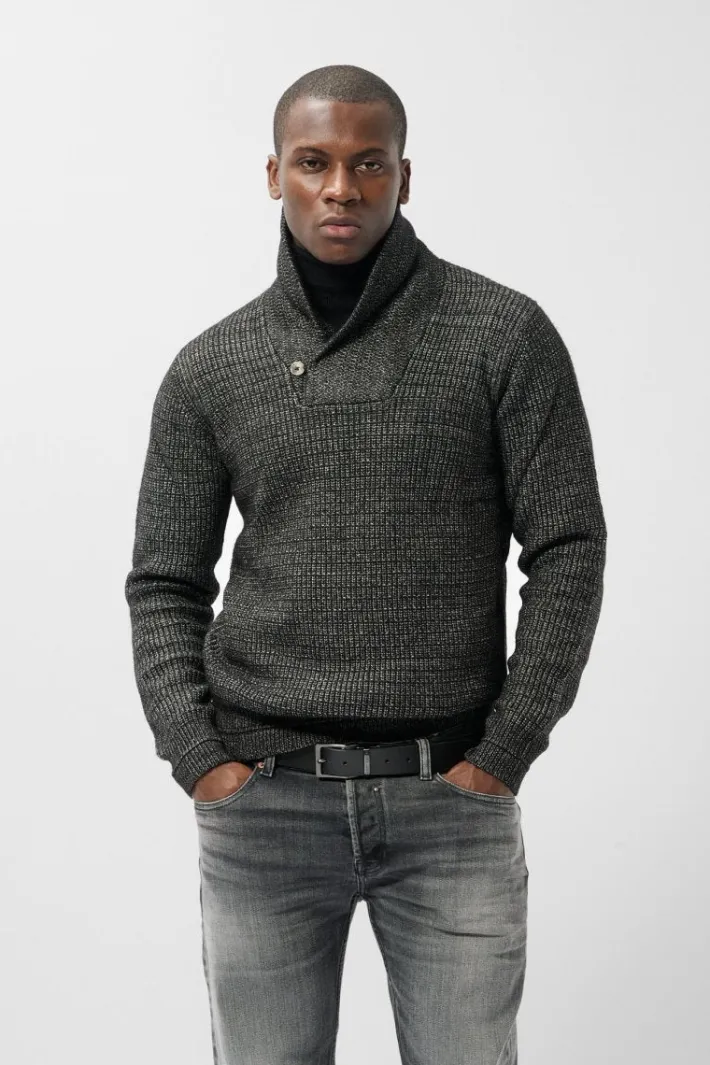 Teddy Smith Pull P-SILVAN MELANGE BLACK MELANGEBLACK Discount
