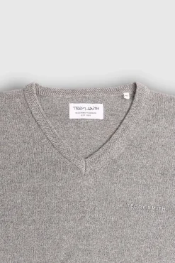 Teddy Smith Pull PULSER 3 GRIS CHINE MOYEN GRISCHINEMOYEN Shop