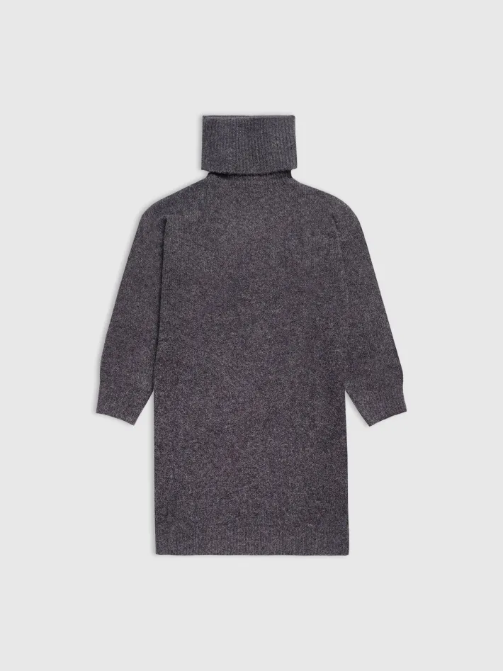 Teddy Smith Robe en maille CORALIE MELANGE BLACK Shop