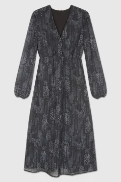 Teddy Smith Robe fluide longue MARISE NOIR Cheap