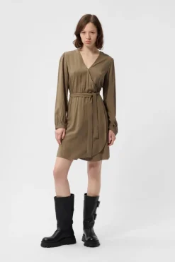 Teddy Smith Robe R-LAURALIE TURBULENCE KAKI Store