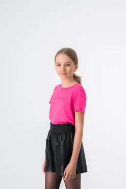 Teddy Smith Short simili cuir MILO JR NOIR Flash Sale