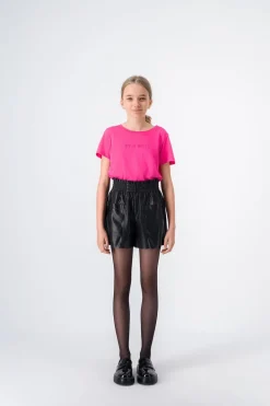 Teddy Smith Short simili cuir MILO JR NOIR Flash Sale