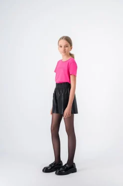 Teddy Smith Short simili cuir MILO JR NOIR Flash Sale