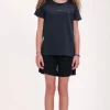 Teddy Smith Short taille élastiquée S-SUZIE JR LINEN TOTAL NAVY TOTALNAVY Fashion