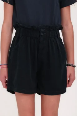Teddy Smith Short taille élastiquée S-SUZIE JR LINEN TOTAL NAVY TOTALNAVY Fashion