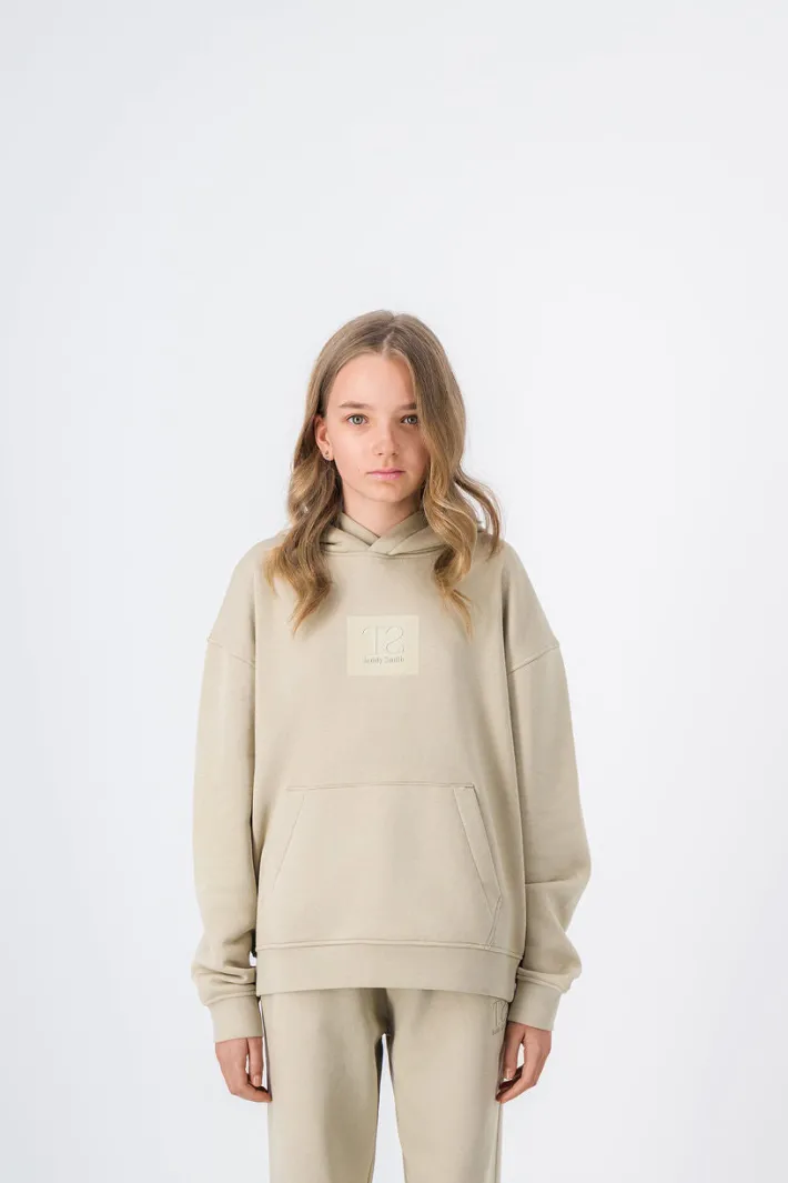 Teddy Smith Sweat à capuche ALYSON JR BEIGE Discount