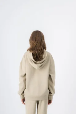 Teddy Smith Sweat à capuche ALYSON JR BEIGE Discount