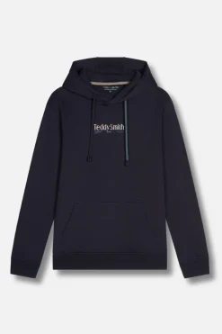 Teddy Smith Sweat à capuche JAKER HOODY TOTAL NAVY Best Sale